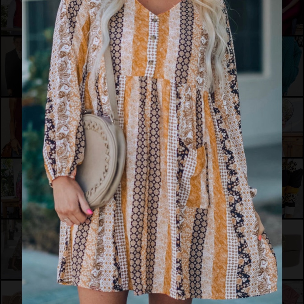 Country Puff Sleeve Dress